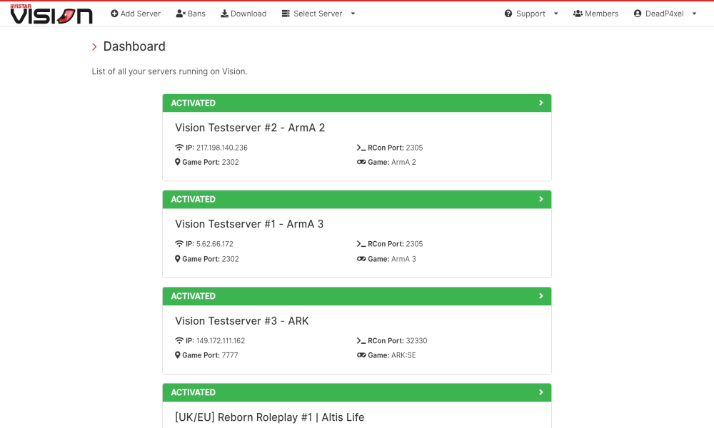 Server Overview